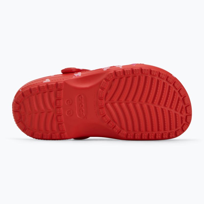 Badeschuhe Kinder Crocs Classic Valentines Day Clog Kids cherry red 5