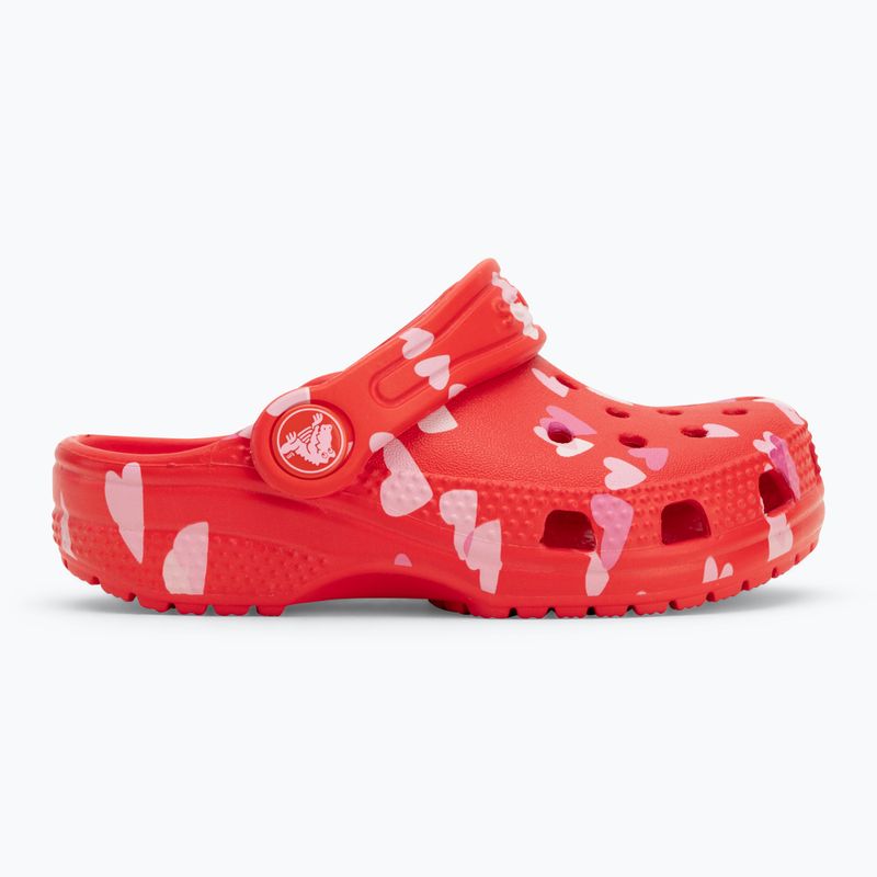 Badeschuhe Kinder Crocs VDay Clog Toddler cherry red 3