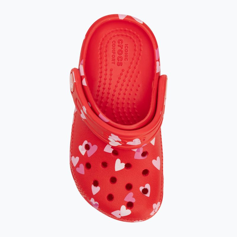 Badeschuhe Kinder Crocs VDay Clog Toddler cherry red 6