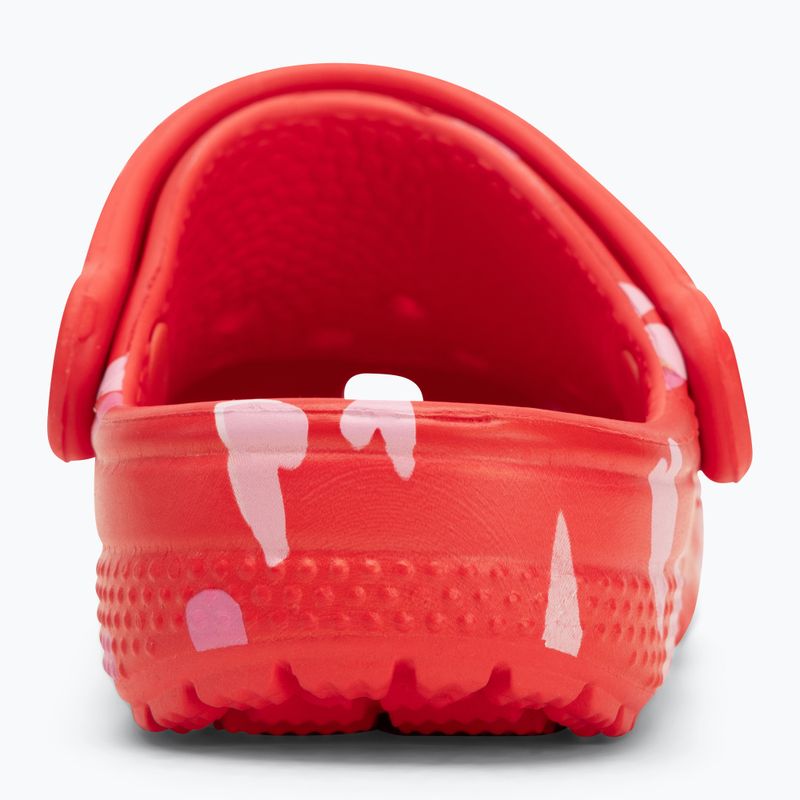Badeschuhe Kinder Crocs VDay Clog Toddler cherry red 7