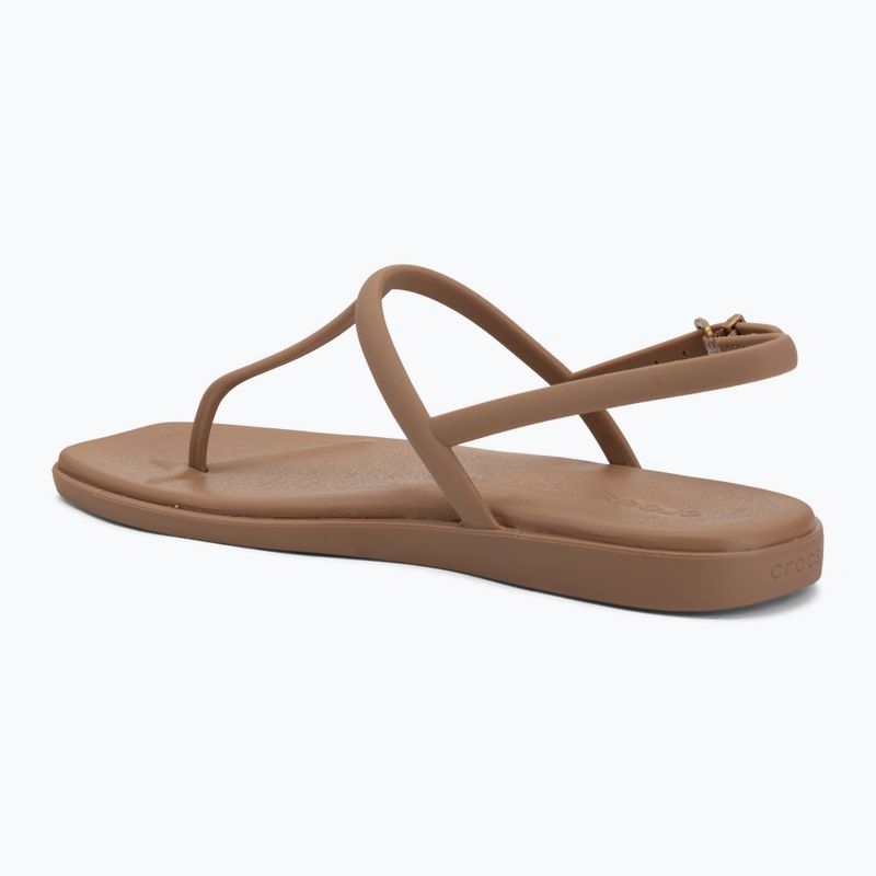 Damensandalen Crocs Miami Thong Flip milk chocolate 3