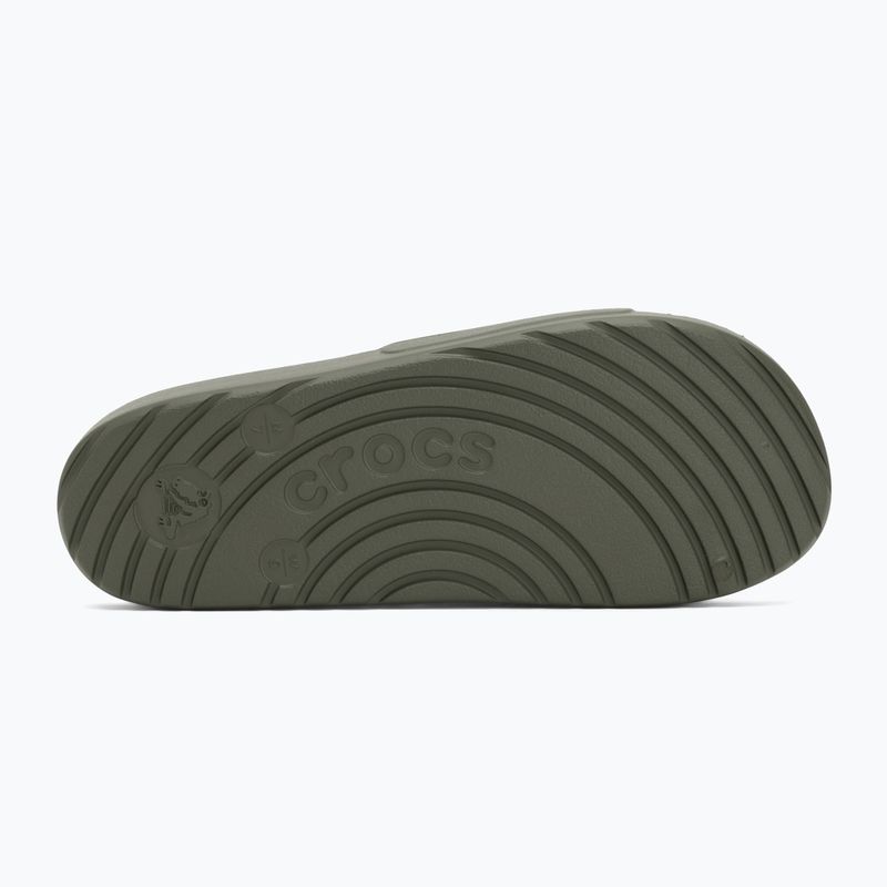 Badeschuhe Crocs Slide army green 4