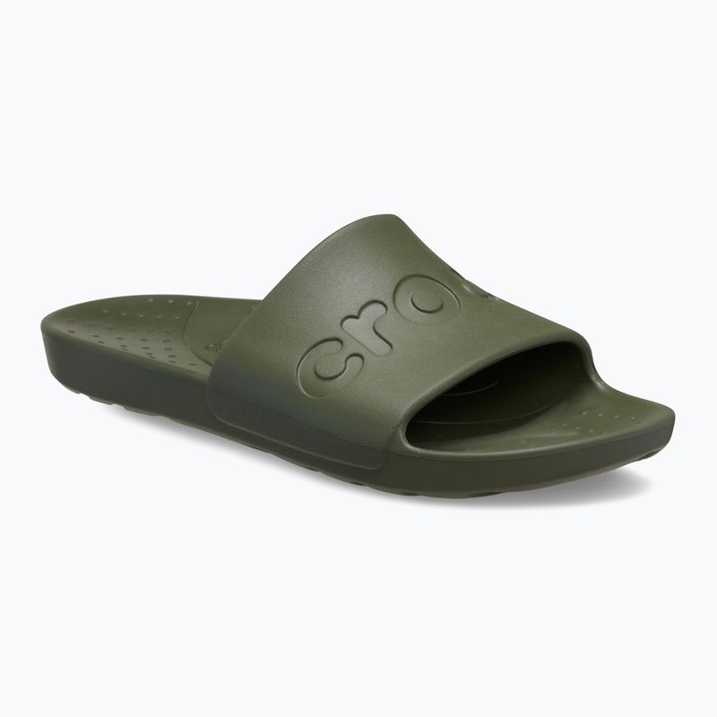 Badeschuhe Crocs Slide army green