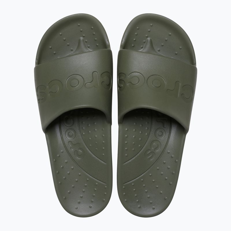 Badeschuhe Crocs Slide army green 2