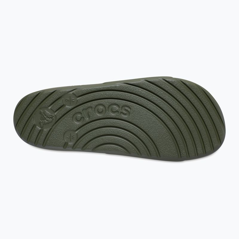 Badeschuhe Crocs Slide army green 3