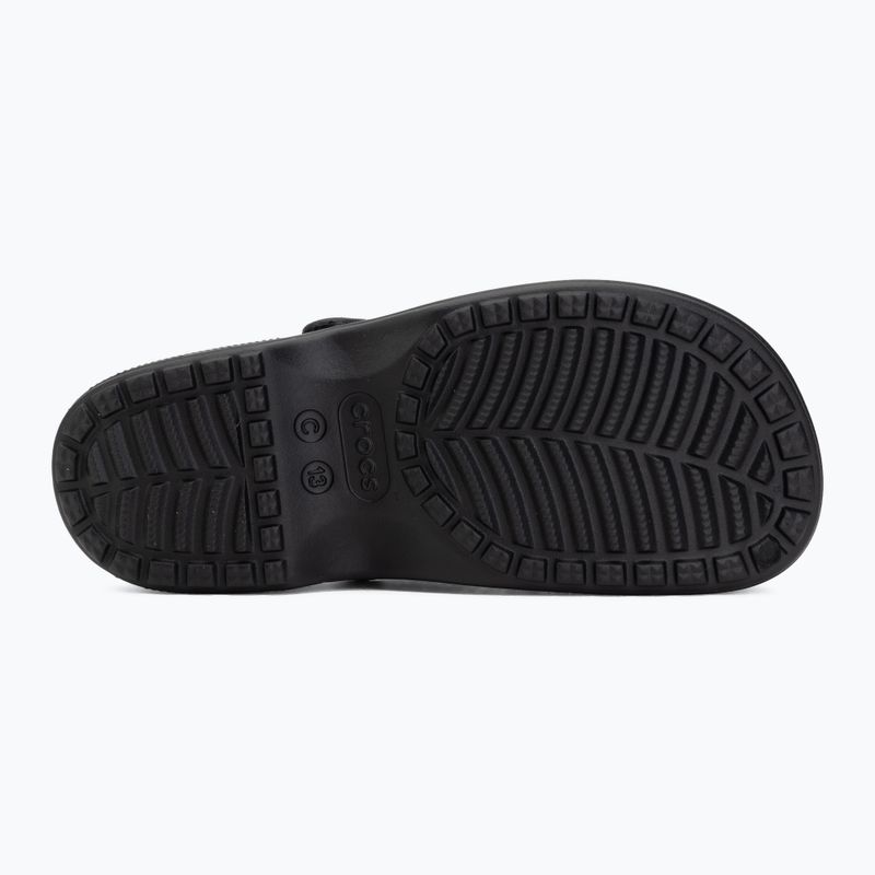 Kinder-Flip-Flops Crocs Classic Mary Jane Clog black 5