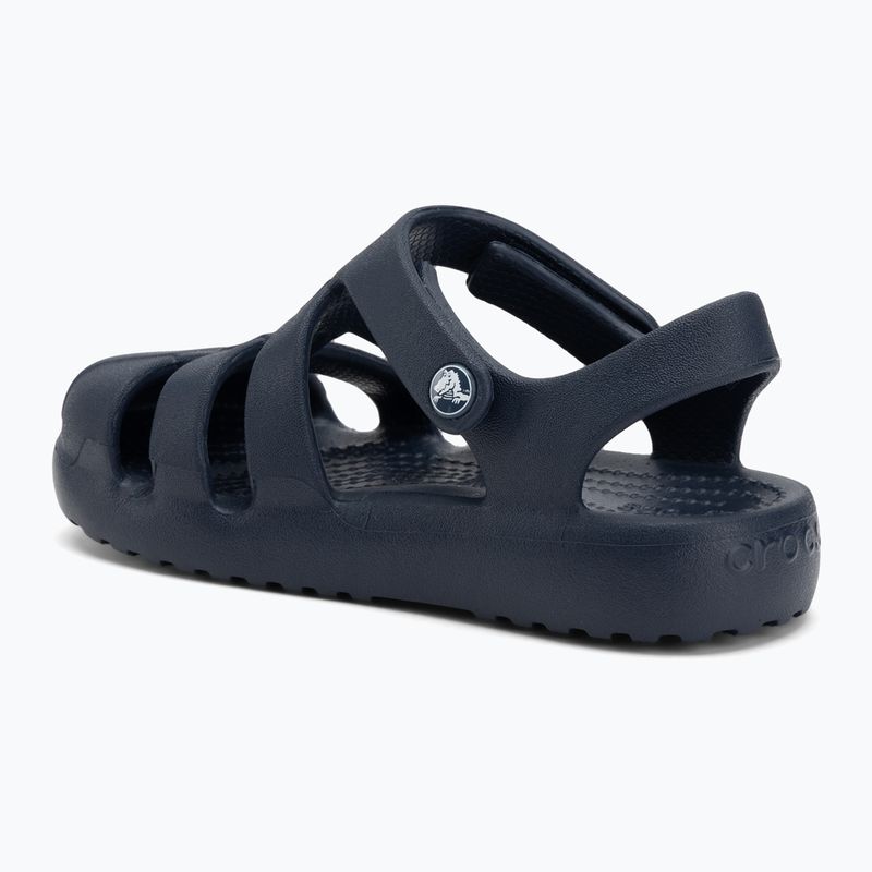 Crocs Classic Fisherman Kinder Sandalen navy 3