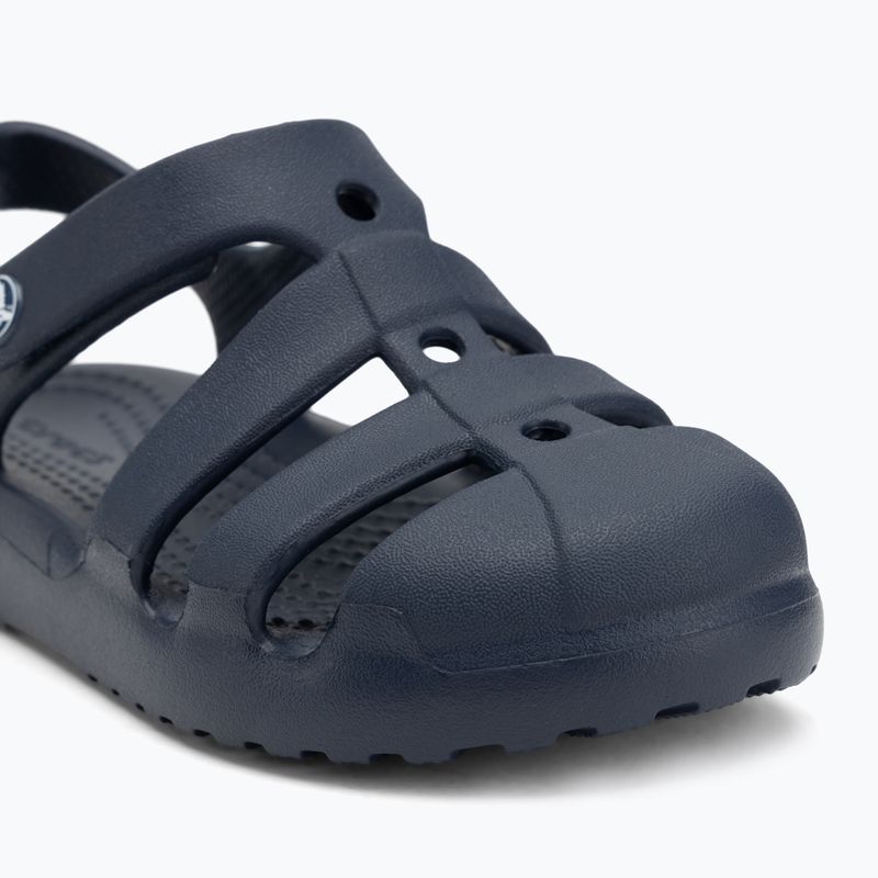 Crocs Classic Fisherman Kinder Sandalen navy 7