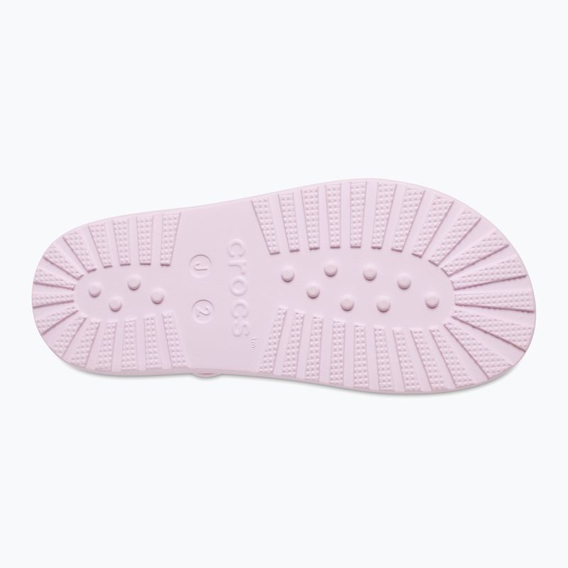 Crocs Classic Fisherman Kinder Sandalen rosa Milch 3