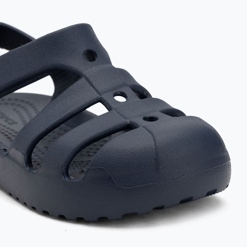 Crocs Classic Fisherman Kinder Kleinkind Sandalen navy 7