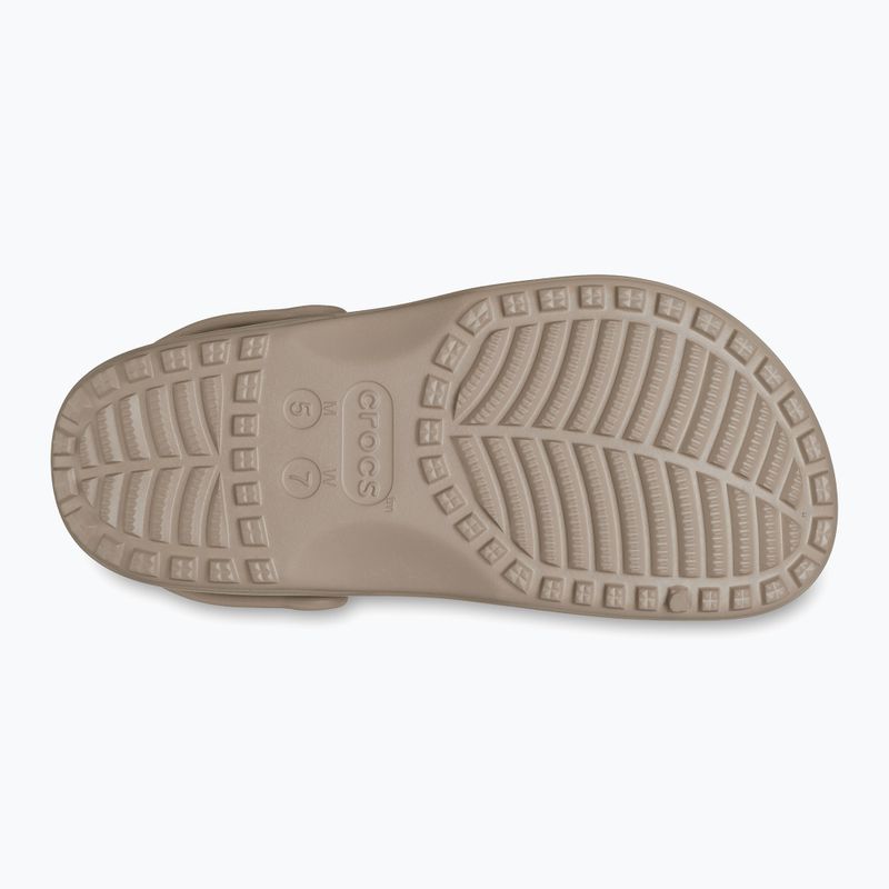 Crocs Classic Floral Cutout Clog Flip-Flops taupe 3