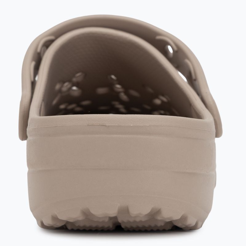 Crocs Classic Floral Cutout Clog Flip-Flops taupe 7