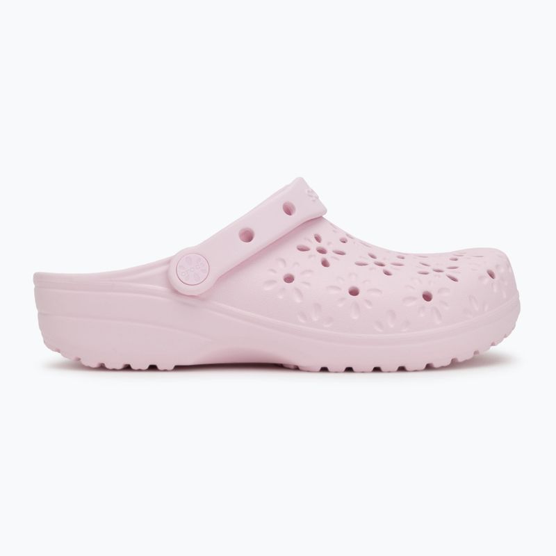 Crocs Classic Floral Cutout Clog rosa Milch 3