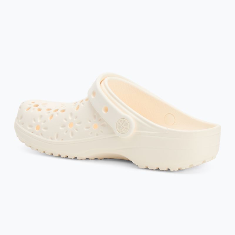Badeschuhe Kinder Crocs Classic Floral Cutout Clog Kids chalk 4