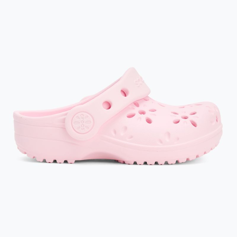 Badeschuhe Kinder Crocs Classic Floral Cutout Clog Kids Toddler pink milk 3