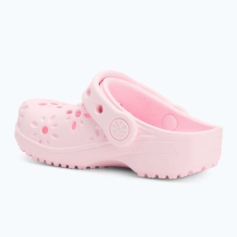 Badeschuhe Kinder Crocs Classic Floral Cutout Clog Kids Toddler pink milk 4