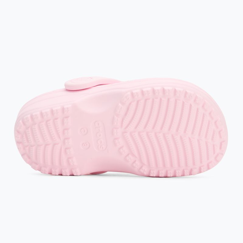 Badeschuhe Kinder Crocs Classic Floral Cutout Clog Kids Toddler pink milk 5