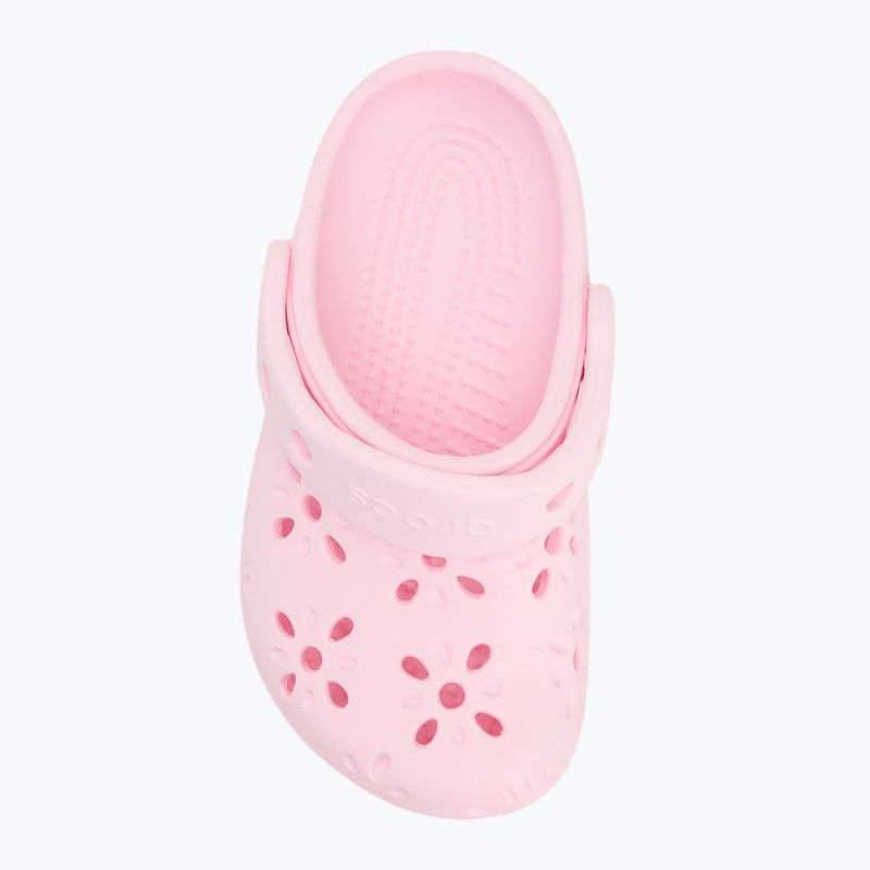 Badeschuhe Kinder Crocs Classic Floral Cutout Clog Kids Toddler pink milk 6