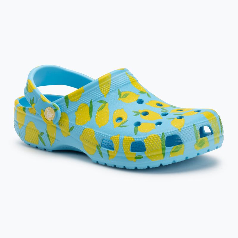 Crocs Classic Fresh Fruits Clog getöntes Glas Flip-Flops 2