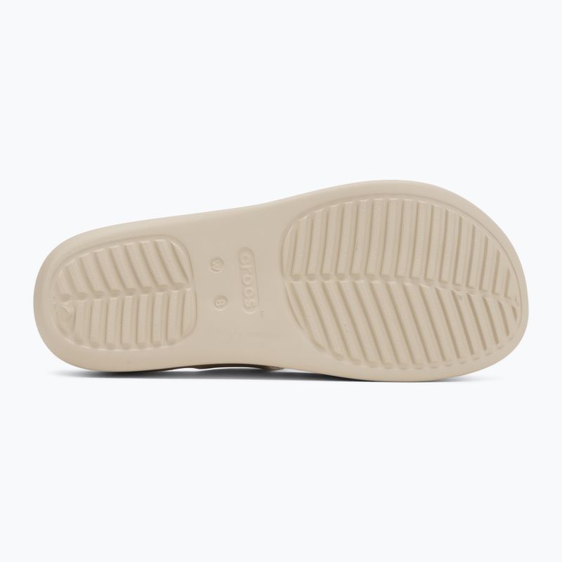 Damen Zehentrenner Crocs Getaway Platform Toe Loop sandstone 4