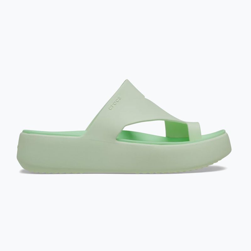 Damen Flip-Flops Crocs Getaway Platform Toe Loop jade tint