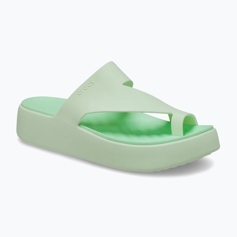 Damen Flip-Flops Crocs Getaway Platform Toe Loop jade tint 2