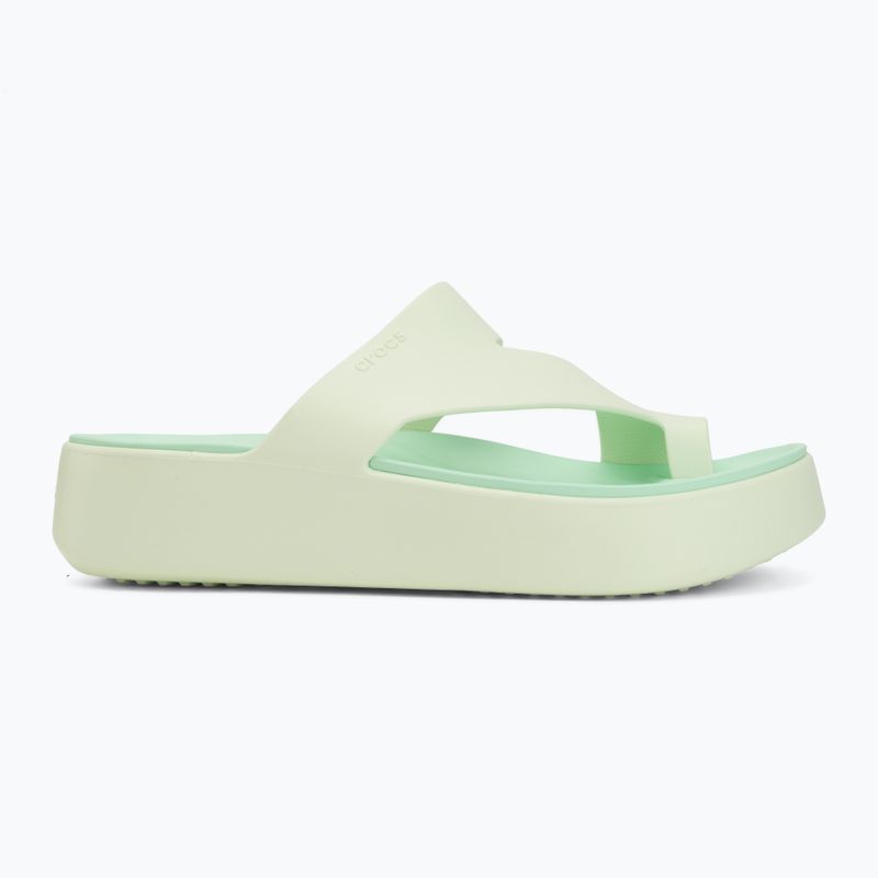 Damen Flip-Flops Crocs Getaway Platform Toe Loop jade tint 2
