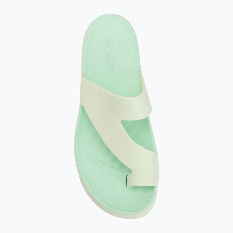 Damen Flip-Flops Crocs Getaway Platform Toe Loop jade tint 5