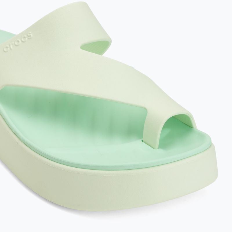 Damen Flip-Flops Crocs Getaway Platform Toe Loop jade tint 7