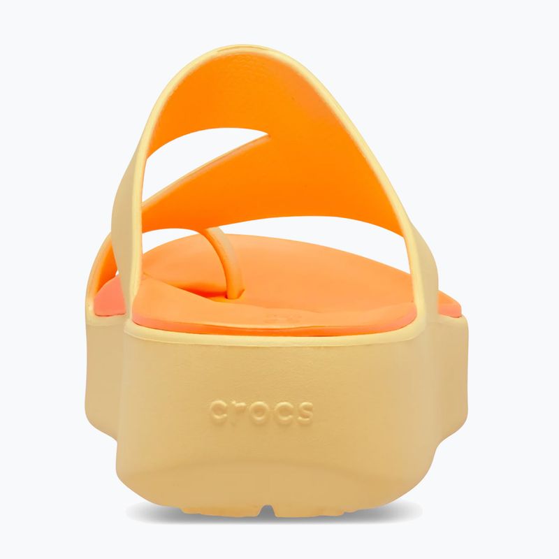 Damen Flip-Flops Crocs Getaway Platform Toe Loop golden hour 6