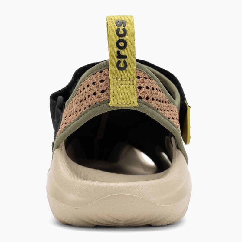 Herren Crocs Swiftwater Mesh Deck Sandalen sepia 6