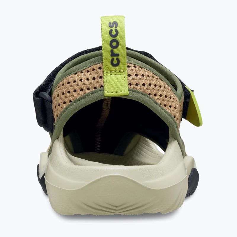 Herren Crocs Swiftwater Mesh Deck Sandalen sepia 3