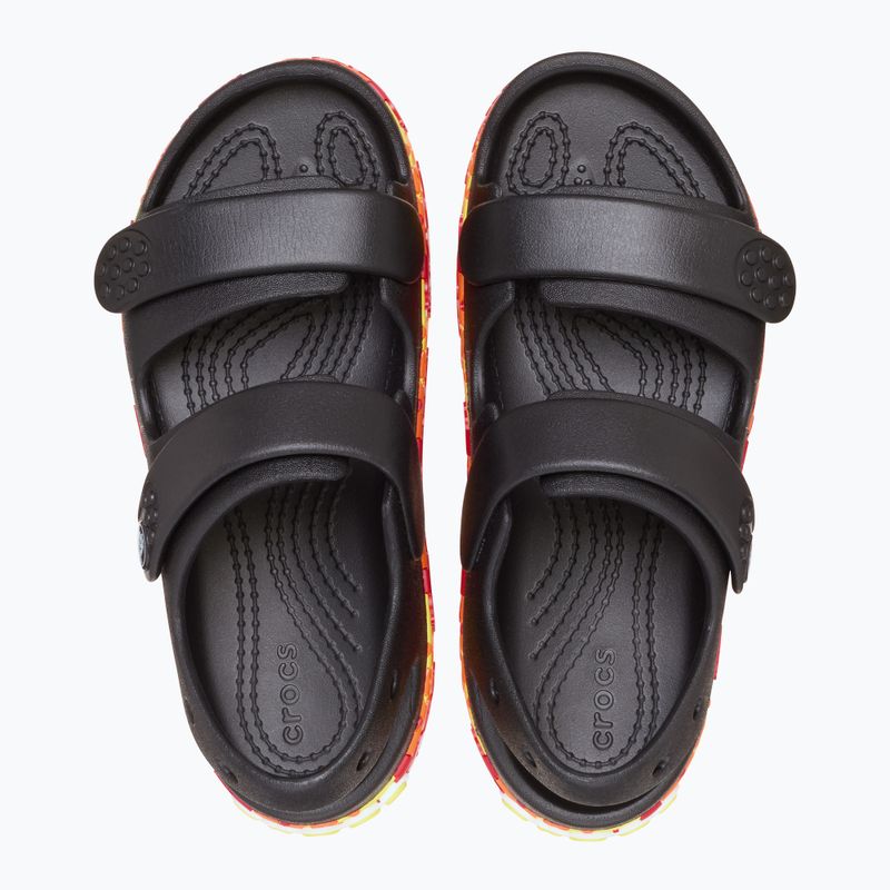 Crocs Crocband Cruiser Flames schwarz Kindersandalen 5