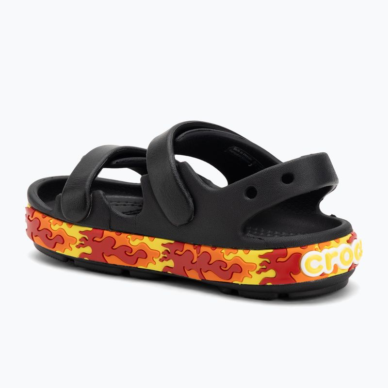 Crocs Crocband Cruiser Flames schwarz Kindersandalen 3