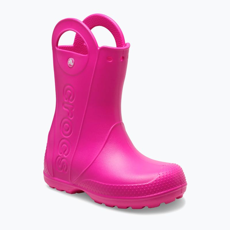 Kinder-Gummistiefel Crocs Handle It Rain Boot Kids pink crush