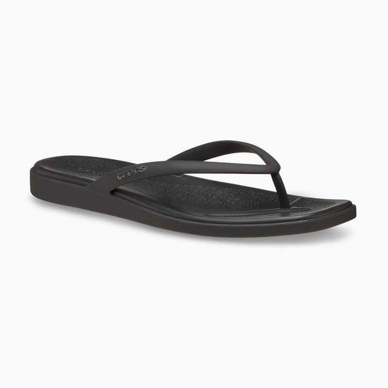 Damen Zehentrenner Crocs Miami black 8
