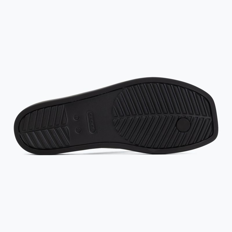 Damen Zehentrenner Crocs Miami black 4