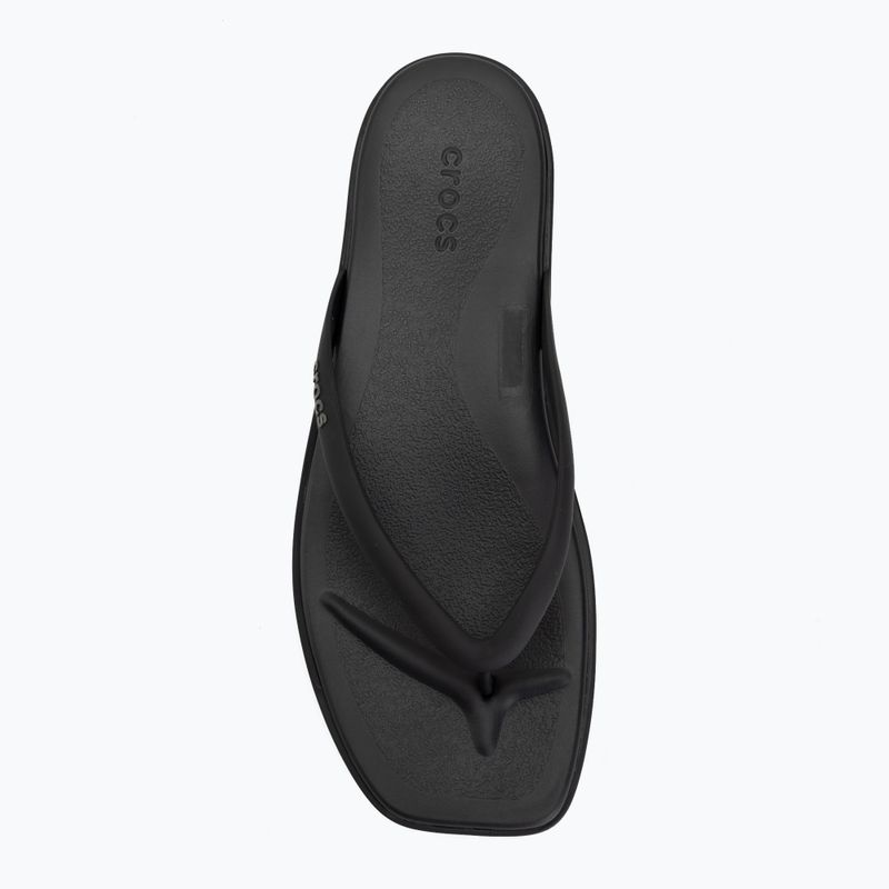 Damen Zehentrenner Crocs Miami black 5