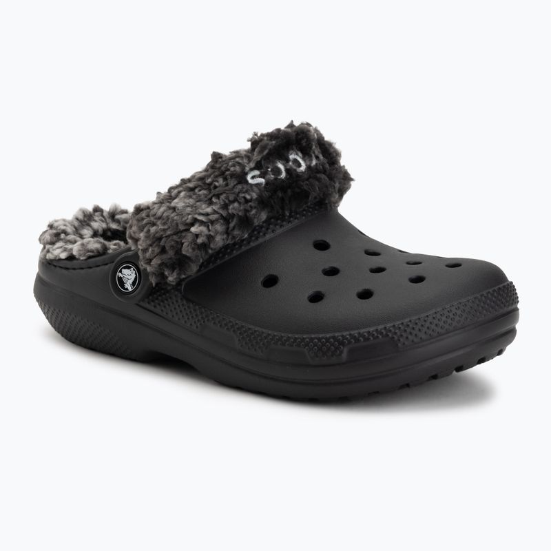 Badelatschen Crocs Classic Fleece Lined black