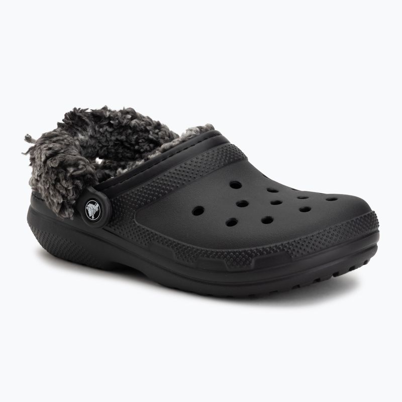 Badelatschen Crocs Classic Fleece Lined black 2