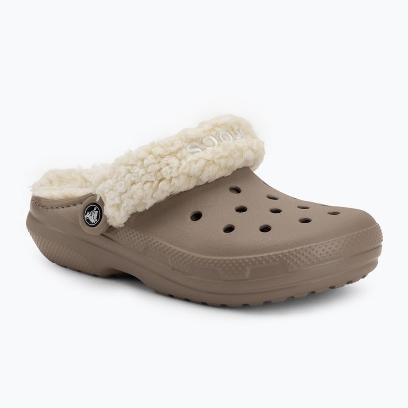Badelatschen Crocs Classic Fleece Lined mushroom