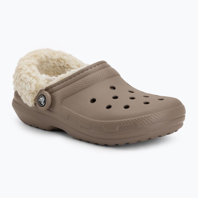 Badelatschen Crocs Classic Fleece Lined mushroom 2