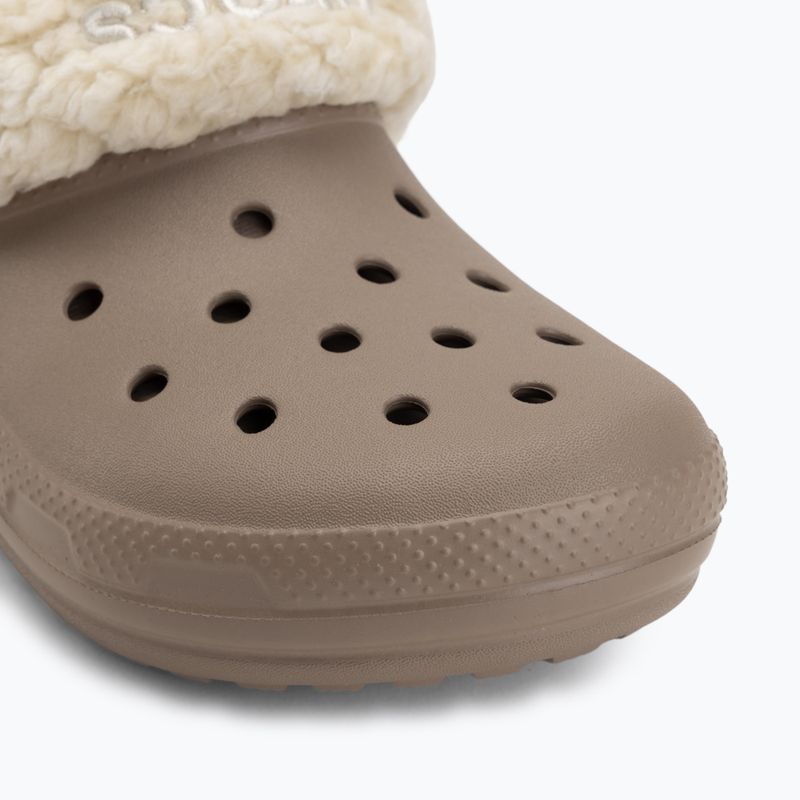 Badelatschen Crocs Classic Fleece Lined mushroom 8