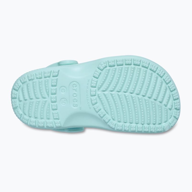 Kinder-Flip-Flops Crocs Classic Clog Toddler aquamarine 3