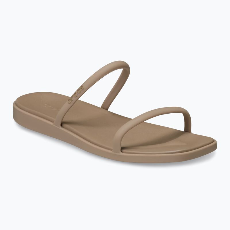 Damen Sandalen Crocs Miami Two Strap Sandal milk chocolate 8