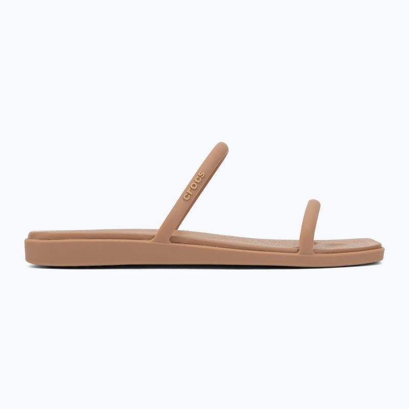 Damen Sandalen Crocs Miami Two Strap Sandal milk chocolate 2