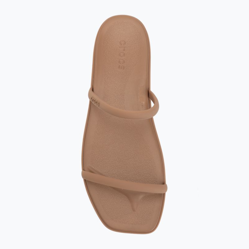 Damen Sandalen Crocs Miami Two Strap Sandal milk chocolate 5