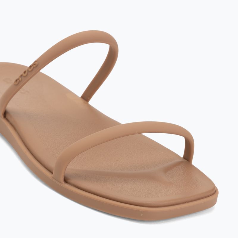 Damen Sandalen Crocs Miami Two Strap Sandal milk chocolate 7