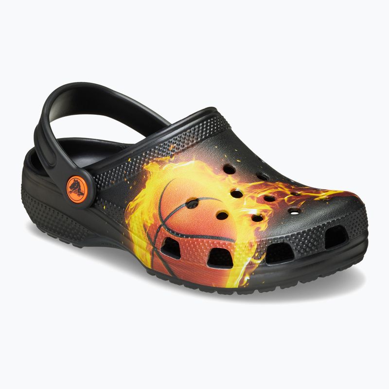 Kinderclogs Crocs Flaming Bball Clog Kids black 9