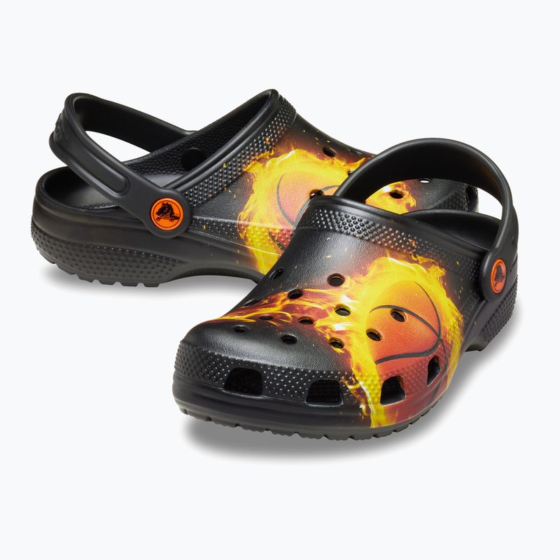 Kinderclogs Crocs Flaming Bball Clog Kids black 14